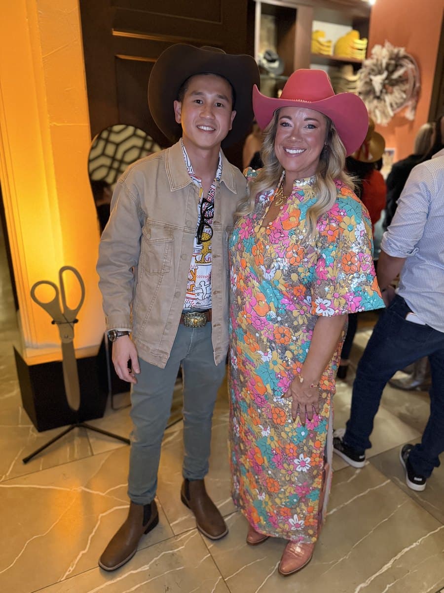 Casey Russell of Wild Pony Hat Bar with Danny Tsui of ByteSimple in San Antonio
