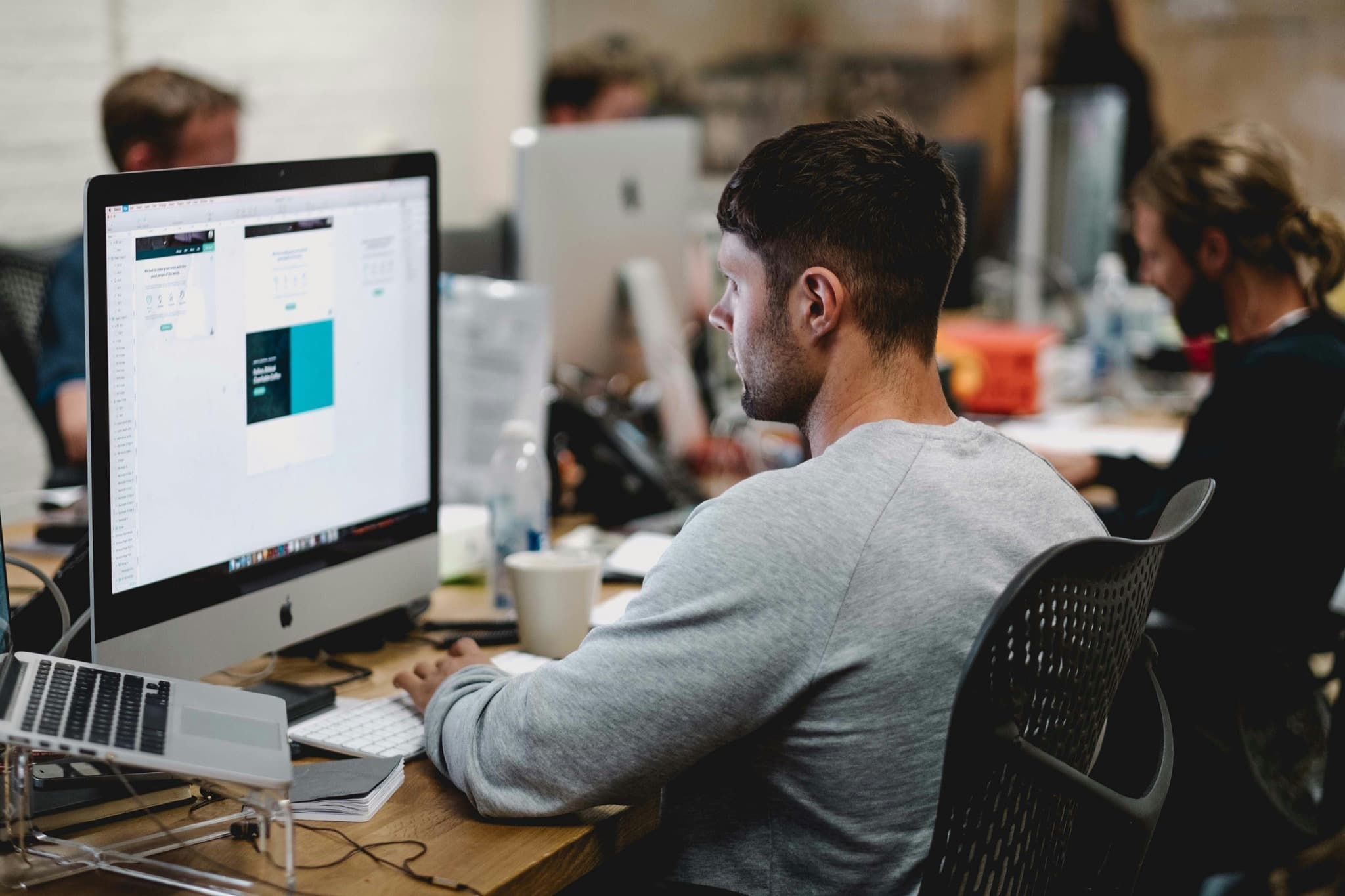 Skilled SEO Specialist and Developer Optimizing Client Website