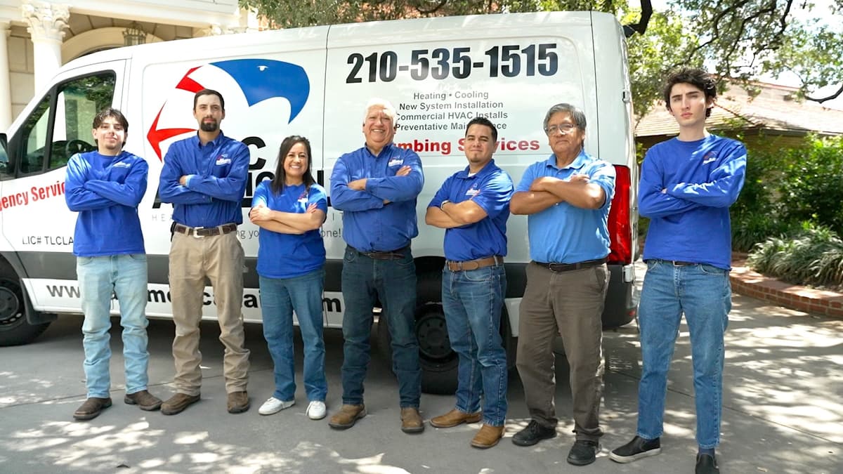 AC American Air HVAC Team The AC American Air HVAC team in San Antonio, Texas