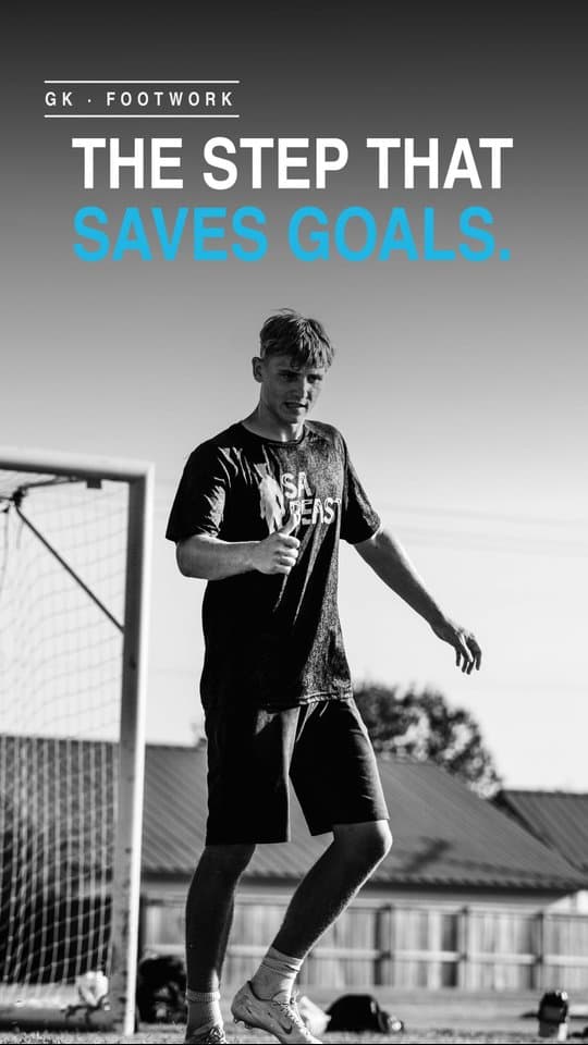 Cover for an SA Beast reel on goalkeeper recovery footwork