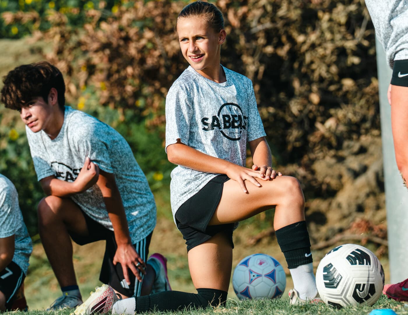 SA Beast Training Session Young players at an SA Beast soccer training session in San Antonio