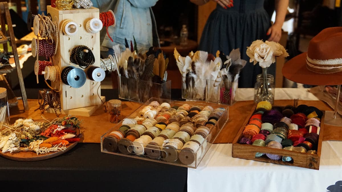 Wild Pony Hat Bar - Customize with Unique Accessories Custom hat styling with unique bands, feathers, and pins at Wild Pony Hat Bar